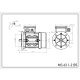 Silnik elektryczny 0,18kW 2800 obr/min. 63 B5